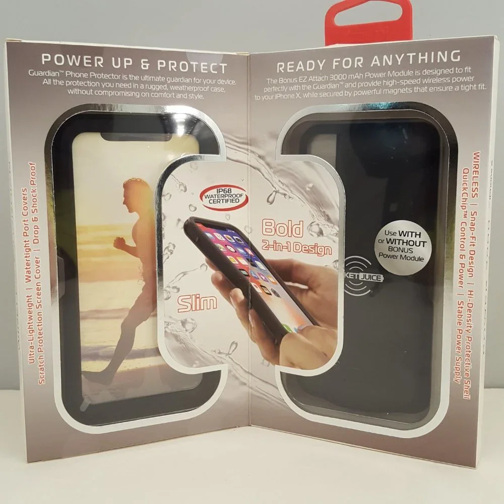Guardian Certified Waterproof IP68 DROP & Scratch Proof Wireless Power 3000 mAh